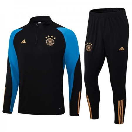 Saksa Quarter Zip Training Huppari Suits 2023-24 Musta